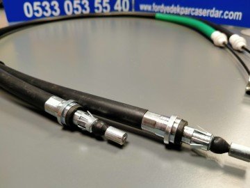 Ford Fiesta Arka El fren teli 2 parça bütün 2002-2008 arası Fiesta Fusion 2S612A603