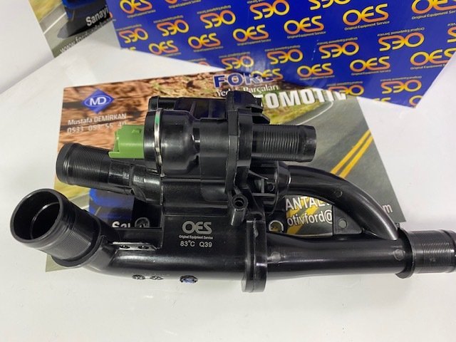 Ford Termostat Yuvası Komple Dizel 1.5-1.6 tdci Euro5 Focus Fiesta Cmax Bmax Courier Kuga Volvo Oes 9m5q8a586 T1003 (Kargosu Ücretisz)