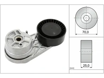 TRANSİT 170PS V KAYIŞ GERGİSİ KÜTÜKLÜ V362 GK2Q 6A228 AB) İNA534072710
