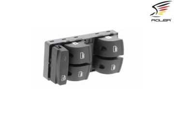 Audi A3 A6 Q7 Ön Sol Cam Düğmesi Dörtlü Kromsuz KRAFT 04050036 4F0959851F ZA-64