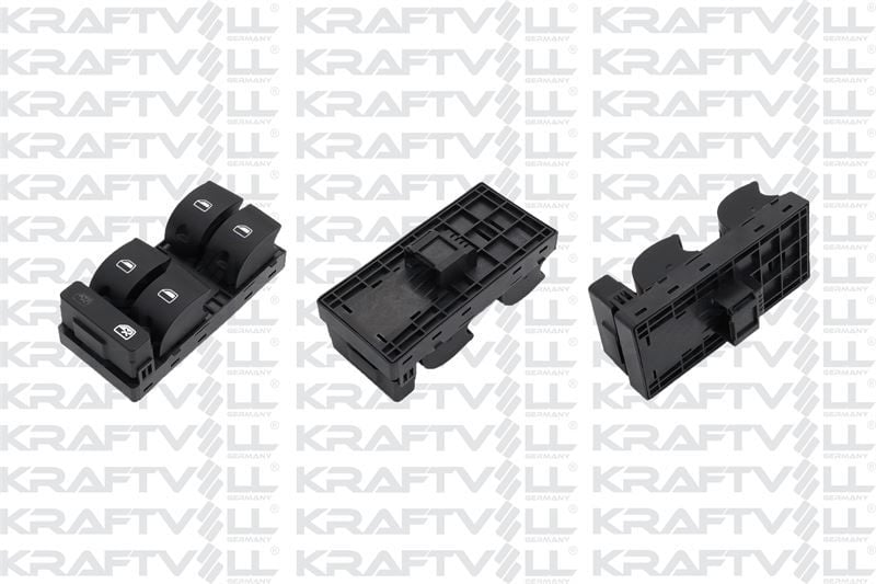Audi A4 Ön Sol Cam Düğmesi Dörtlü 8E09598515B 3-37