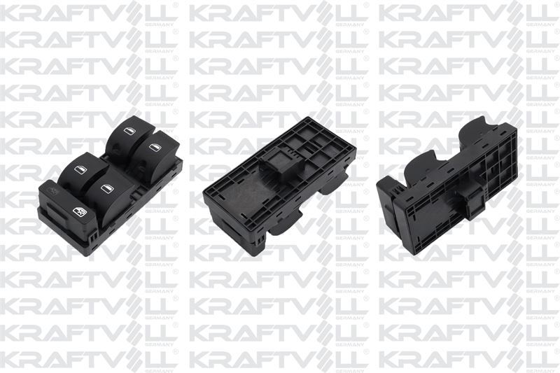 Audi A4 Ön Sol Cam Düğmesi Dörtlü 05-08 Arası 8E09598515B 3-37