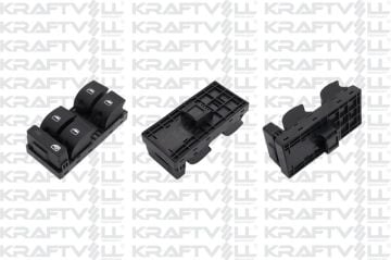 Audi A4 Ön Sol Cam Düğmesi Dörtlü 05-08 Arası 8E09598515B 3-37