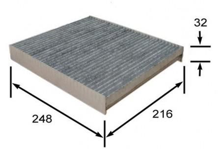 Volkswagen POLEN FİLTRESİ KARBONLU POLO 01- SONRASI AUDİ A2 / SEAT CORDOBA / POLO SKODA FABİA 2000-2005 BSG 90145012 6Q0820367B