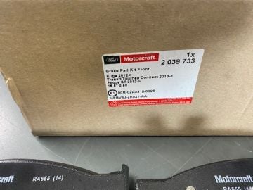 Ön Fren Balata Takımı 2017-2023 Yıllar Arası Kuga - Connect Motorcraft