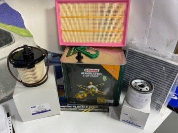 Ford Transit Yağ Filtre Bakım Seti 155ps 2012-2017 Yıllar Arası Castrol ORJİNAL