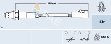 OKSIJEN SENSORU FORD FIESTA V JH . JD : 01 08 KA RB : 1.3 I 02 08