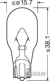 AMPUL W16W STOP DİPSİZ - SARI -
