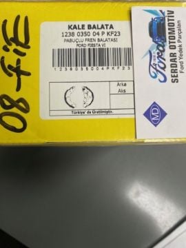 Fiesta Arka Fren Balata 09-17 Arası Kale 1238035004